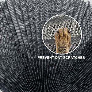 <span class=keywords><strong>Mosquitera</strong></span> plegable de <span class=keywords><strong>malla</strong></span> plisada de poliéster de diseño moderno para puerta corredera - Product Image 4