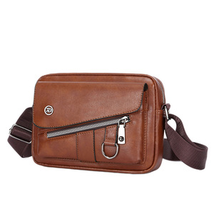 Bolso de Hombro Vintage para Hombre, Bolso Cruzado de Negocios para Mayoristas, Bolso de Cuero PU Duradero e Impermeable - Product Image 1