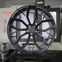 Jantes forgées Yufei 22x9.0 5x120 Gris brossé à rayons multiples pour Acura MDX TLX