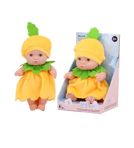 Boneka bayi wowtopfun, barang baru kualitas tinggi 8 inci silikon vinil polos seluruh tubuh boneka lucu