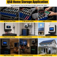 Batería de Iones de Litio Prismática QSO DDP Eu Stock 280Ah Lipo4 Solar 3.2V 100Ah 200Ah 300Ah 320Ah Lf280K V3 MB31 314Ah Celda Lifepo4