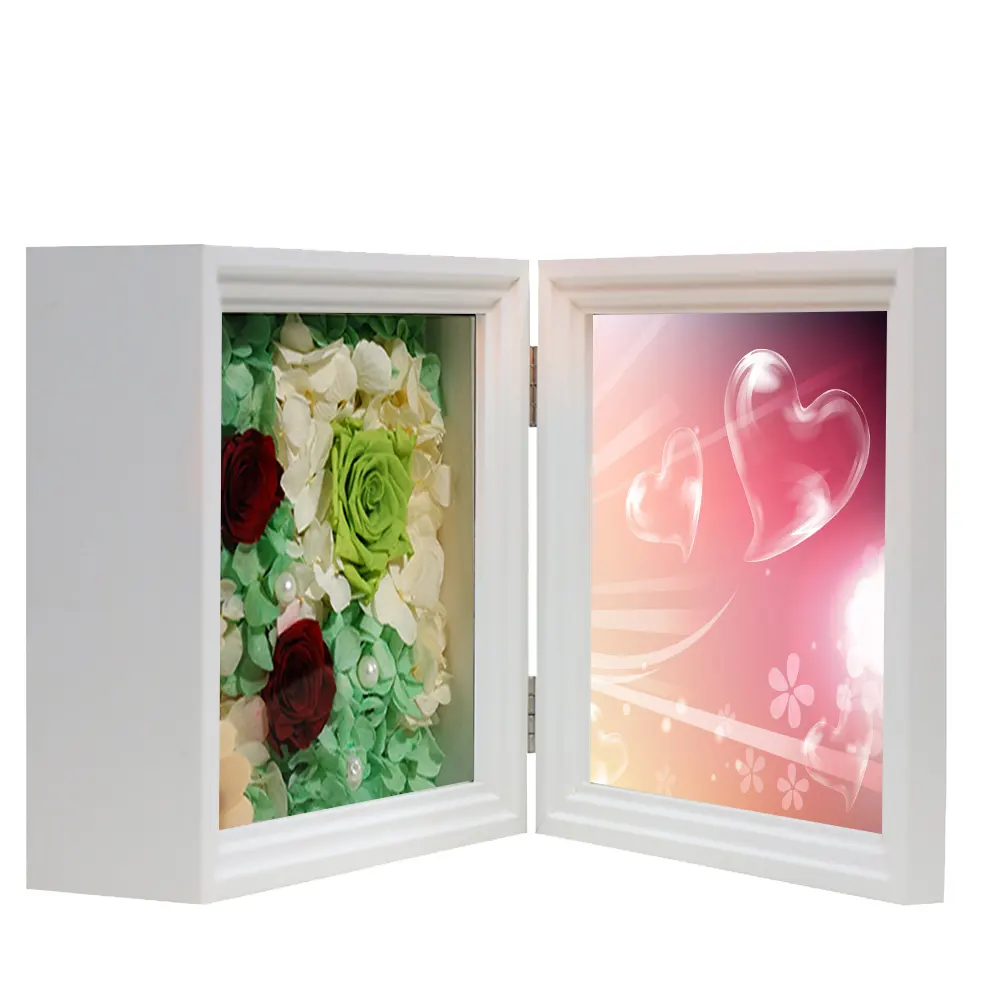 Cornice quadrata 7*7 "scatola ombra per fiore di san valentino regalo Souvenir per amante