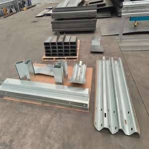 מחסום תנועה מגולוון בחום באיכות ישירות מהמפעל, מעקה בטיחות כבישים, מחסום תנועה כפול/משולש גלי לכביש מהיר - Product Image 4