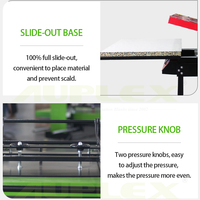 Grande presse à sublimation pour t-shirt, manuel, 80x100, 30 pièces