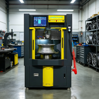 Nouvelle machine de réparation de jantes en alliage à découpe diamantée verticale AWR701VP