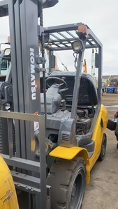 <b>Used</b> Komatsu Diesel Forklift FD30 3 Ton Engine Motor Pump Internal Combustion Two Stage Mast 3254mm Fork Length Forklift Truck - Product Image 4