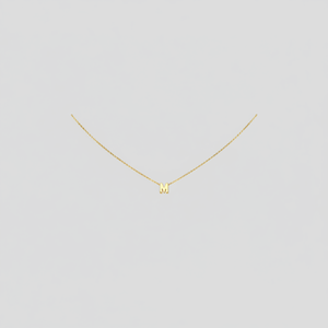Azuris 925 Sterling Silver Three-dimensional Letter M Pendant Necklace Fine Jewelry From Turkey - Product Image 2