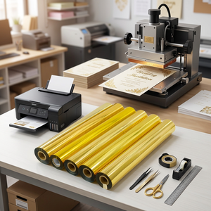 Feuille de transfert thermique réactive au toner pour imprimante laser et plastifieuse, 13 m de long, 20+ couleurs, pour papier/plastique/cuir - Product Image 3