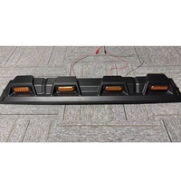 Spoiler de toit avant Hilux Vigo avec feux LED DRL, kit carrosserie, accessoires pour Toyota VIGO 2005-2014