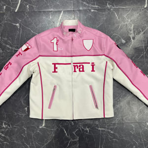 Jaket Motor Kulit Pria <span class=keywords><strong>Repsol</strong></span> Anti Angin untuk Balap Motor, Bernapas Tinggi, Cocok untuk Motocross dan Balap Mobil - Product Image 1