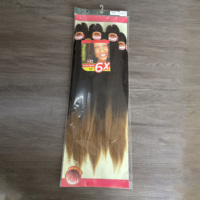 Vente en gros de 6X Cheveux à tresser pré-étirés Easy Braid, Extensions de cheveux synthétiques Ombré pour tressage au crochet, Vente directe usine