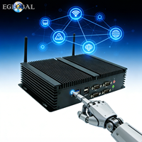 Mini PC Industrial Integrado Sin Ventilador de Escritorio, 11.ª Generación I7 1165G7, 6COM, GPIO, Pantalla HD VGA, Win10/11, Linux, Mini PC para Máquinas Expendedoras