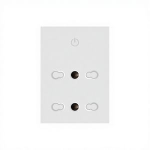 Enchufe de Pared Empotrado Personalizado de 3/9 Orificios con Panel Táctil y Material de PC Ignífugo de 20A - Product Image 1