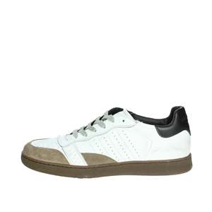 D.A.T.E. Donna Sneakers W391-SL-CA-BT Bianco <b>Beige</b> Chunky Shoes - Product Image 1