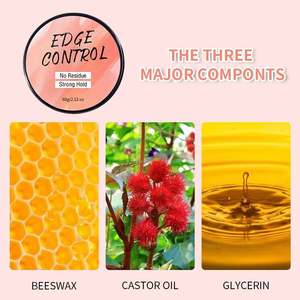 Cire coiffante pour pattes de barbe inodore, tenue forte, ne laisse aucun résidu blanc, pour le coiffage et le redressement des poils rebelles, exclusivement. - Product Image 2