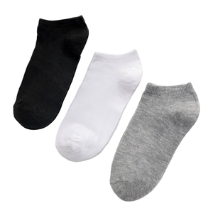 Summer Comfortable Breathable Polyester Plain Ankle <b>Socks</b> for Men <b>Women</b> - Product Image 1