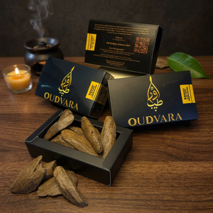 Oudvara Layal Merauqi Super Grade Gaharu 100g - Virutas de Agarwood Premium para Bakhoor, Aroma Rico y Auténtico, Elegante - Product Image 3