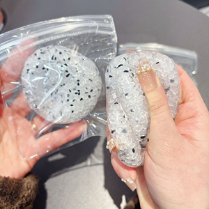 Creative 6cm Handmade Sesame Rice <b>Ball</b> Squishy Toy Portable Silicone Material Gift for Kids 6 Years+ - Product Image 1