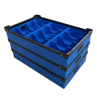 Recyclable Fabricant Forte Pp Corflute Ondulée Boîte Creuse En Plastique Coroplast Poly Stockage Déménagement Chiffre D'affaires Bos Corbeille