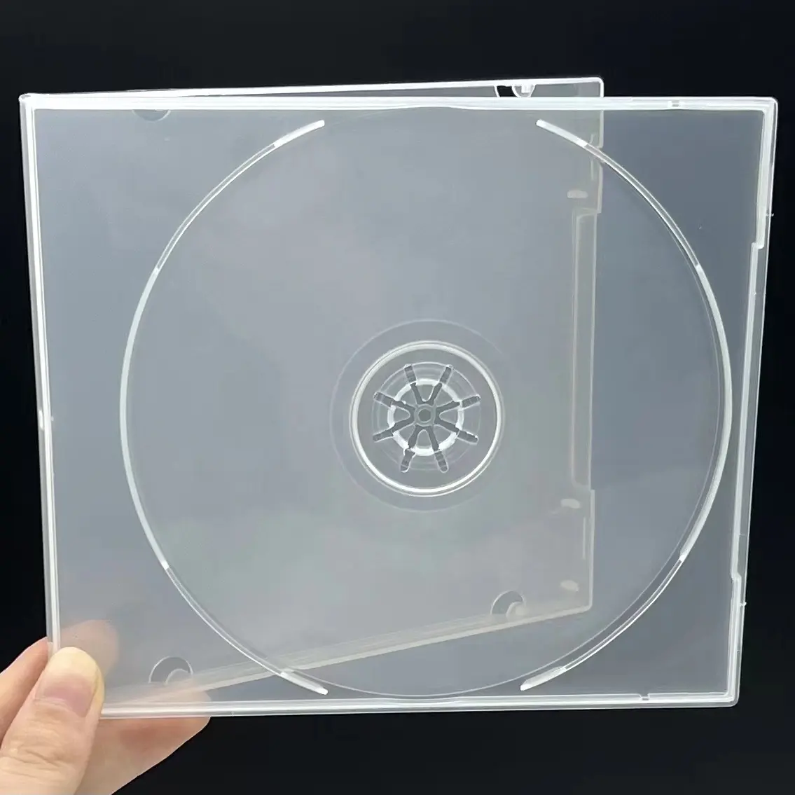 מפעל מחיר Dvd מקרה מחזיק שקוף פלסטיק אחת Slim ברור Cd Case
