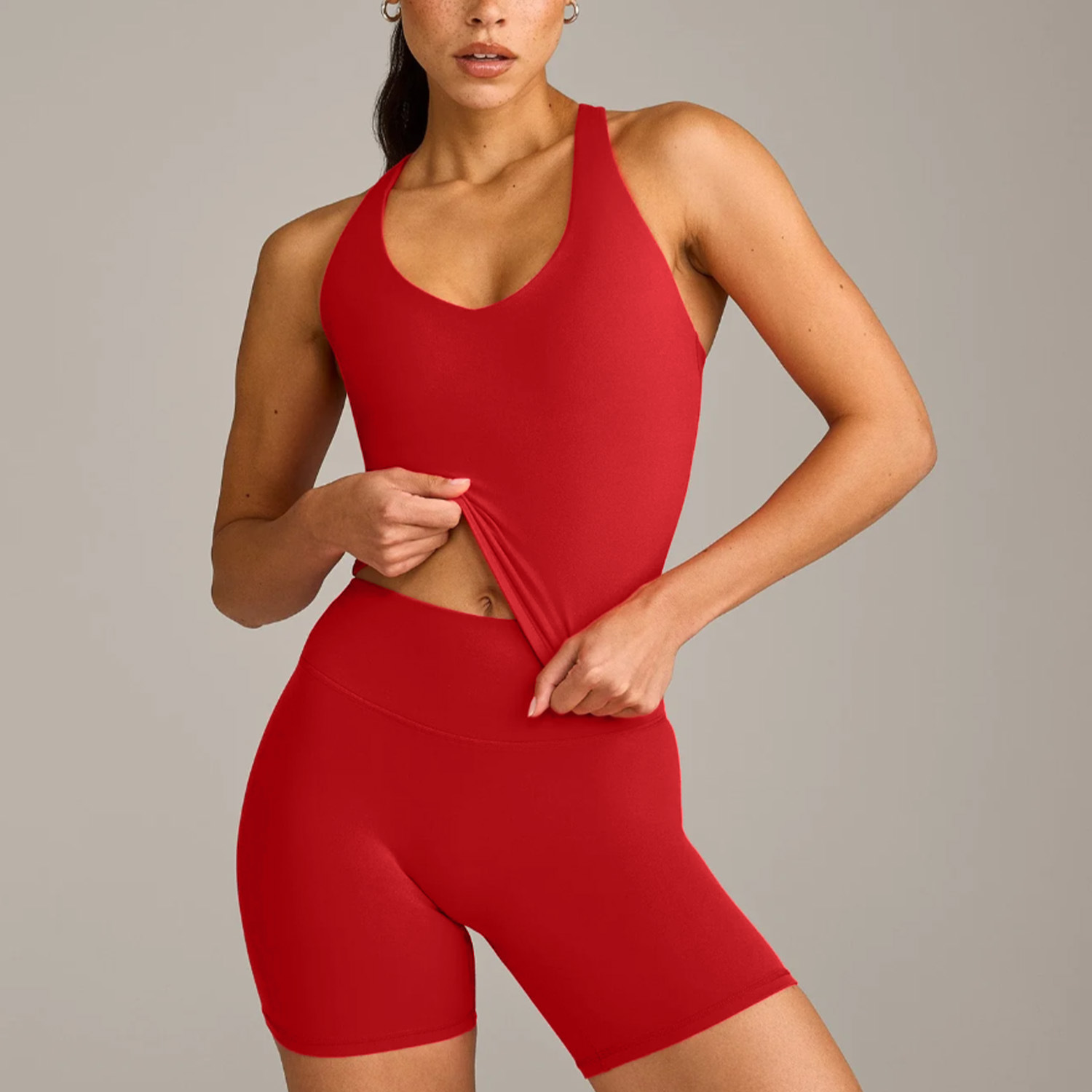 Women's High-Intensity Seismic-Resistant Nylon Sleeveless Sports Yoga Top I-Shaped Beautiful Back Running Training Fitness