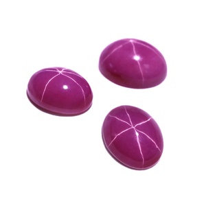 Gemme wuzhou forma ovale dimensioni complete pietre preziose taglio brillante prezzo sintetico <span class=keywords><strong>stella</strong></span> zaffiro <span class=keywords><strong>rosa</strong></span> <span class=keywords><strong>pietra</strong></span> stellare - Product Image 6