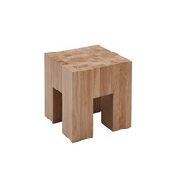 Tabouret en bois massif de style nordique, vintage, antique, rétro, nostalgique, créatif, tabouret bas, table à thé et à café, siège, ottoman pour salle d'étude