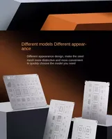 Plantilla Universal Multifunción YCS de 49 Piezas para CPU de Teléfonos Móviles QM/MTK/AD, Chip de CPU para Teléfono
