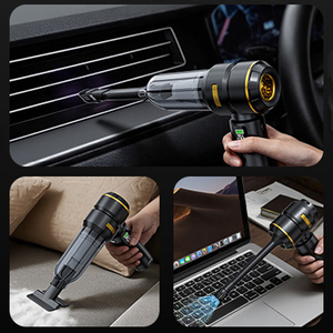 Souffleur d'air portable électrique sans fil 2-en-1 avec moteur brushless 3 vitesses et mini-aspirateur, batterie 6000 mAh pour voiture - Product Image 4