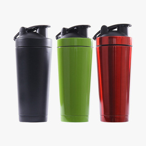 20/25oz Ice <span class=keywords><strong>Shaker</strong></span> thép không gỉ Protein <span class=keywords><strong>Shaker</strong></span> như đã thấy trên bể cá mập tái sử dụng phòng tập thể dục chai nước bột tráng chai cốc - Product Image 4