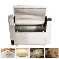 Mesin Pembuat Adonan Pizza Otomatis Komersial 15kg 20kg 25kg 50kg 100kg Mesin Pengaduk Adonan Listrik Stainless Steel untuk Penggunaan Bakery