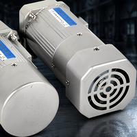 Moteur à engrenages micro AC avec frein, 6W à 750W, moteur à induction monophasé ou triphasé, 220V 380V, couple élevé, avec frein et réducteur