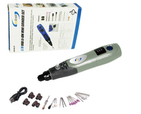 Mini-meuleuse sans fil Dremel DcCraft DIY avec batterie lithium-ion 3,6 V, vitesse variable 5000-15000 tr/min, disque de coupe, 4 accessoires