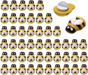 Taille mixte <span class=keywords><strong>Mini</strong></span> pièces étoiles en bois Design moderne bricolage artisanat pour noël fête de mariage artisanat Table dispersion décoration - Product Image 1