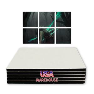 Sous-verres en bois MDF à panneaux durs <span class=keywords><strong>pour</strong></span> Table basse avec Base en liège <span class=keywords><strong>pour</strong></span> la Protection de la Table - Product Image 1