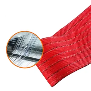 Nhà Máy Giá thấp nhiệm vụ nặng nề vô tận Webbing cáp treo 2 tấn 3t Webbing Sling vành đai SỢI XOẮN Webbing Sling sử dụng máy