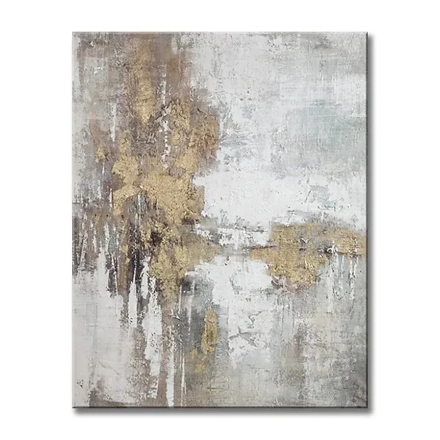 Living Room Picture Home Decor Canvas Painting Gold Acrylic contemporary oil painting gold