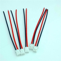 Kabel Konektor HooHA Harness Seri JST XH 2.5mm 2P/3P Berlapis Timah Tembaga dengan Selubung PVC untuk Perakitan Kabel Konsumen