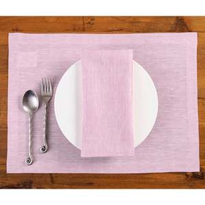 Sets de table en lin massif à texture tissée naturelle pour les équipes d'achat hôtelier dans le secteur de la restauration - Product Image 1