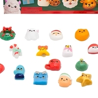 Calendrier de l'Avent de Noël, boîte surprise, jouets 3D Squishy, mini figurines, coffret cadeau pour enfants