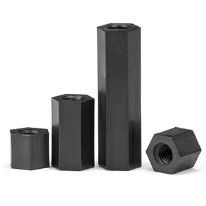 NINDEJIN Factory Price High Quality <b>Spacer</b> White Black Standoff M2 M2.5 M3 M5 Various Metric Sizes Nylon Female Female 4-100mm - Product Image 5