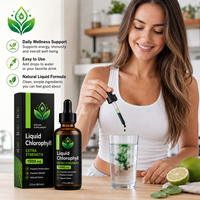 Chlorophylle – Extrait Herbal Antioxydant en Gouttes Liquides Orales pour l'Énergie et le Soutien Immunitaire des Adultes – Naturel et Faible en Sucre