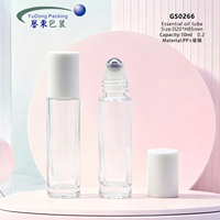 Flacon compte-gouttes personnalisé 10 ml pour huiles essentielles, en verre avec bouchon PP, pour cosmétiques et blush, double embout polyvalent