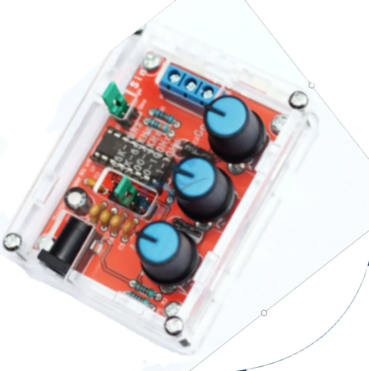 Générateur de Signal de sortie sinusoïdal/triangle/carré Amplitude de fréquence 1Hz -1MHz XR2206 Kit de générateur de Signal de fonction de haute précision