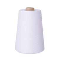2024 Quality 100% Polyester 21s Spun Yarn for Sock Weaving Raw White Material Spun Polyester Yarn Suppliers
