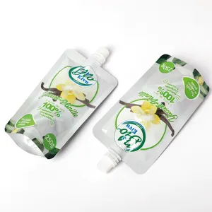 Zhongbao China Factory Custom High Quality Pantone Colorful Design Milk Yogurt Spout Pouch For Soybean Milk