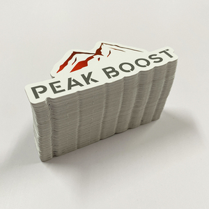 Pegatina de logotipo de vinilo decorativo con impresión personalizada de alta calidad, <span class=keywords><strong>pegatinas</strong></span> troqueladas impermeables personalizadas - Product Image 5