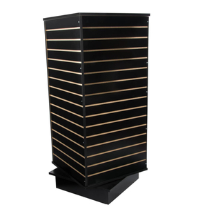 Luckeway — présentoir de vente au détail, panneaux en mélamine, magasin MDF, socle rotatif noir - Product Image 2