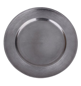 Assiettes de présentation de luxe rondes dorées Vaisselle polie mate Assiettes de mariage Assiettes de présentation décoratives en métal pour service de nourriture et de salade - Product Image 5