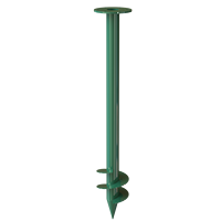 Boulons d'ancre de fond de teint de jardin, sans perçage, plumeau de vis au sol, pour pelle, 10 pièces